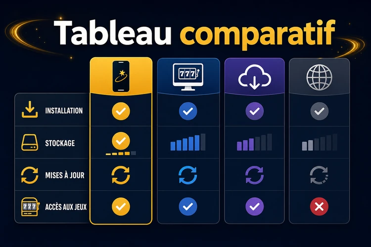 Tableau comparatif