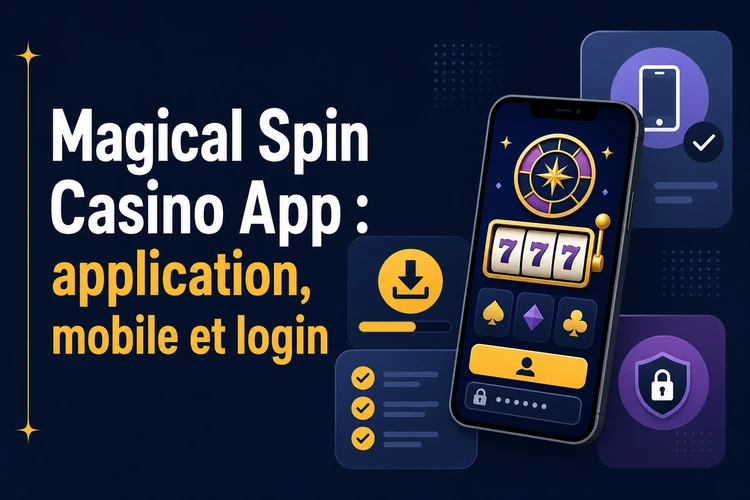 App Magical Spin: application, mobile et login