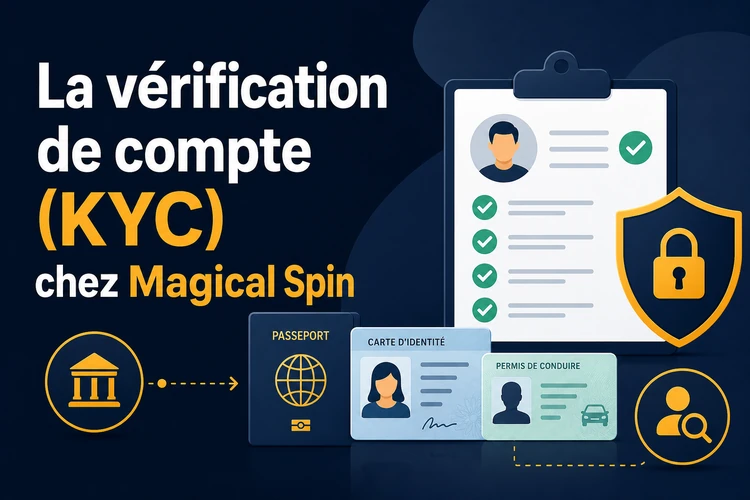 La vérification de compte (KYC) chez Magical Spin