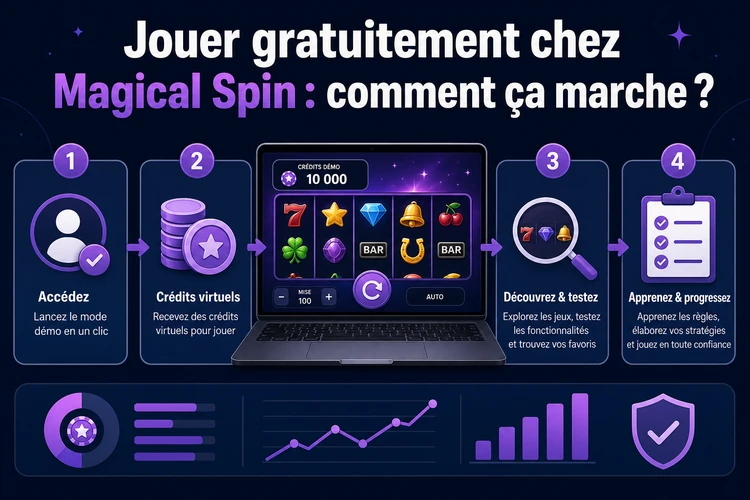 Jouer gratuitement chez Magical Spin: comment ça marche?
